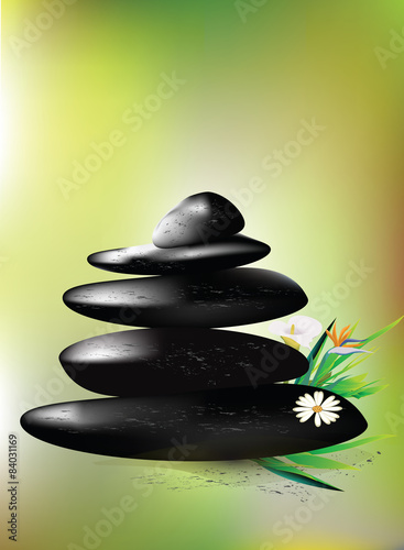 Spa stones. Zen. Spa and healthcare concept.