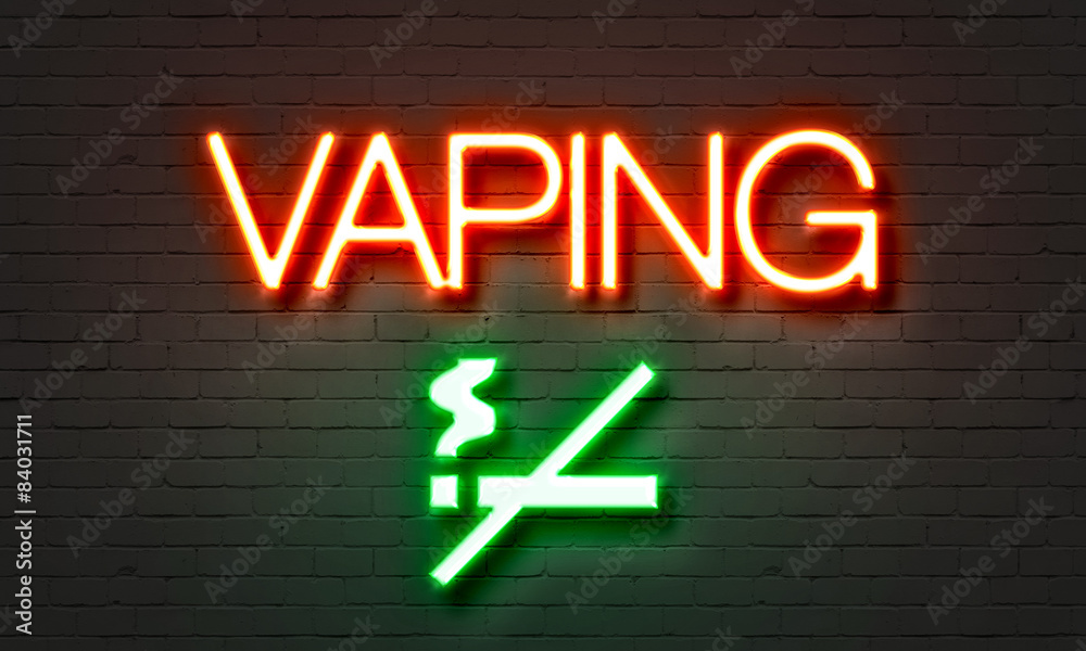 Vaping neon sign Vaping neon sign