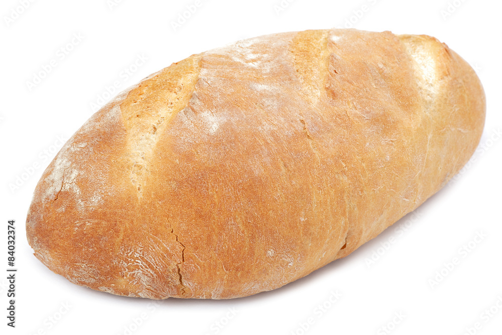 Loaf of bread isolated on white background. Loaf of bread isolated on white background.