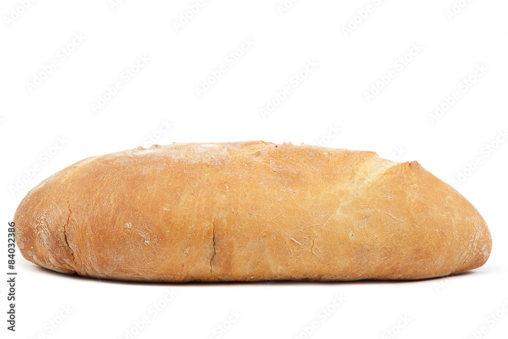 Loaf of bread isolated on white background. Loaf of bread isolated on white background.