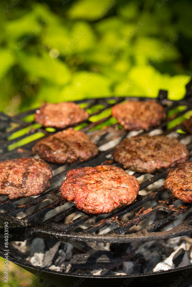 Grilled burgers