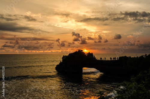 Tanah Lot Beach, Bali, Indonesia - beautiful coastline of Tanah Lot