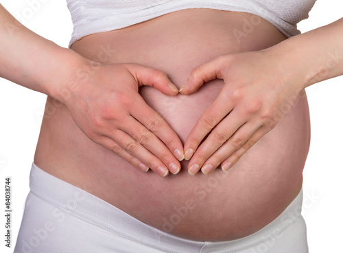 Wallpaper Mural Belly of pregnant woman Torontodigital.ca