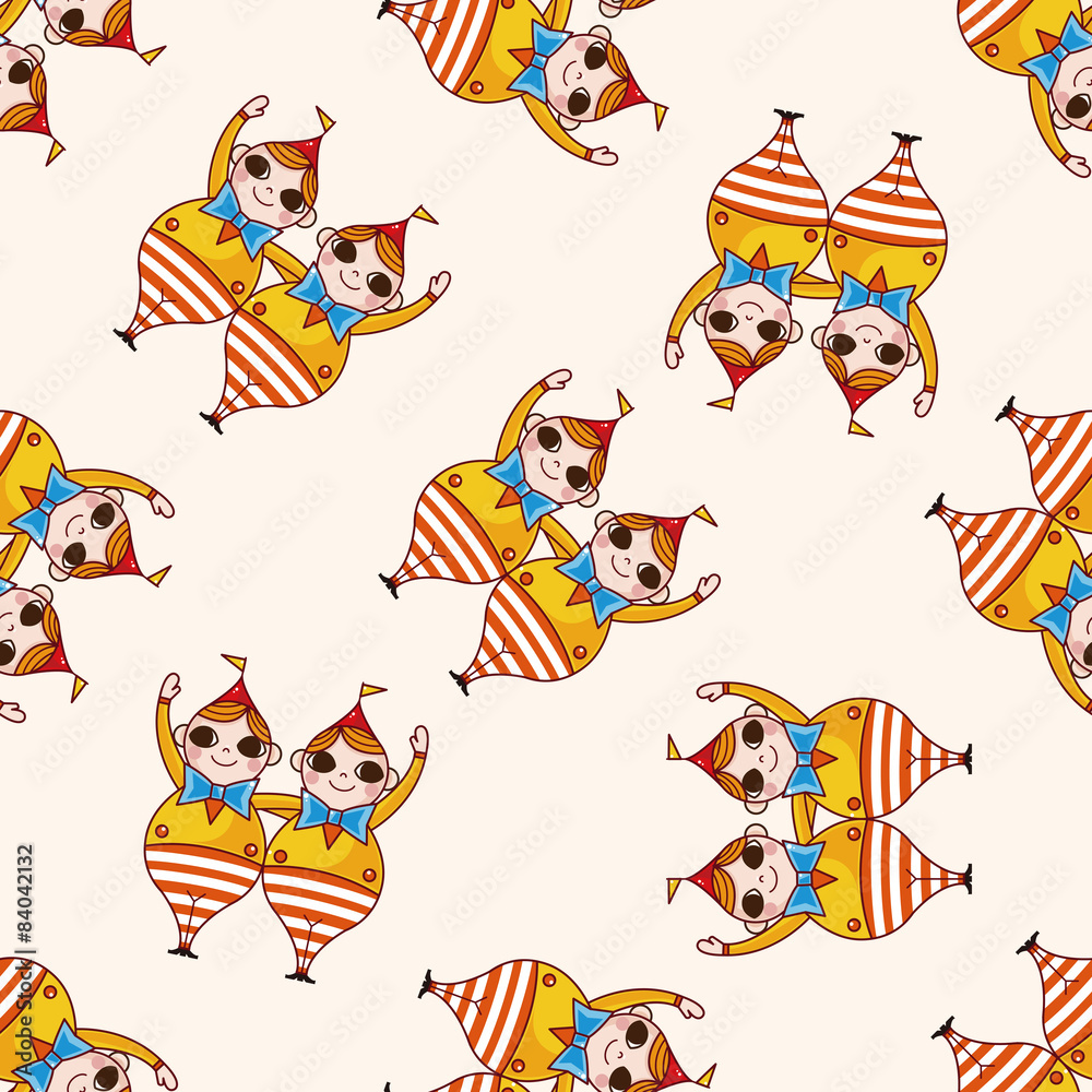 alice in wonderland , cartoon seamless pattern background