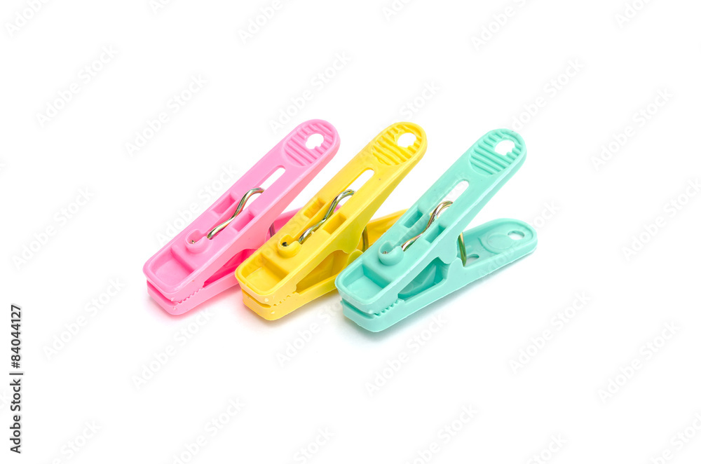clothespins isolated on a white clothespins isolated on a white