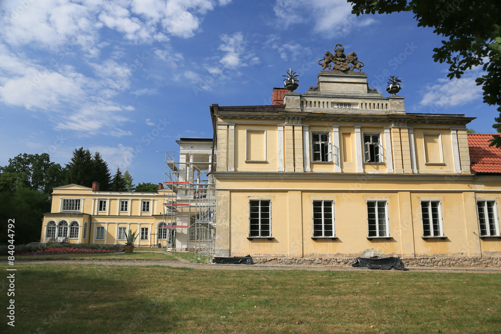 Renovierungsarbeiten am Schloss II