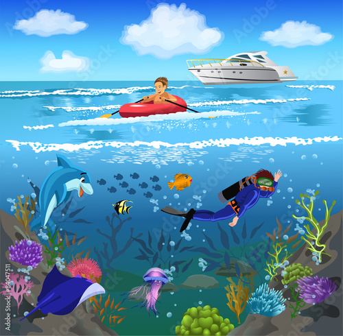 underwater world