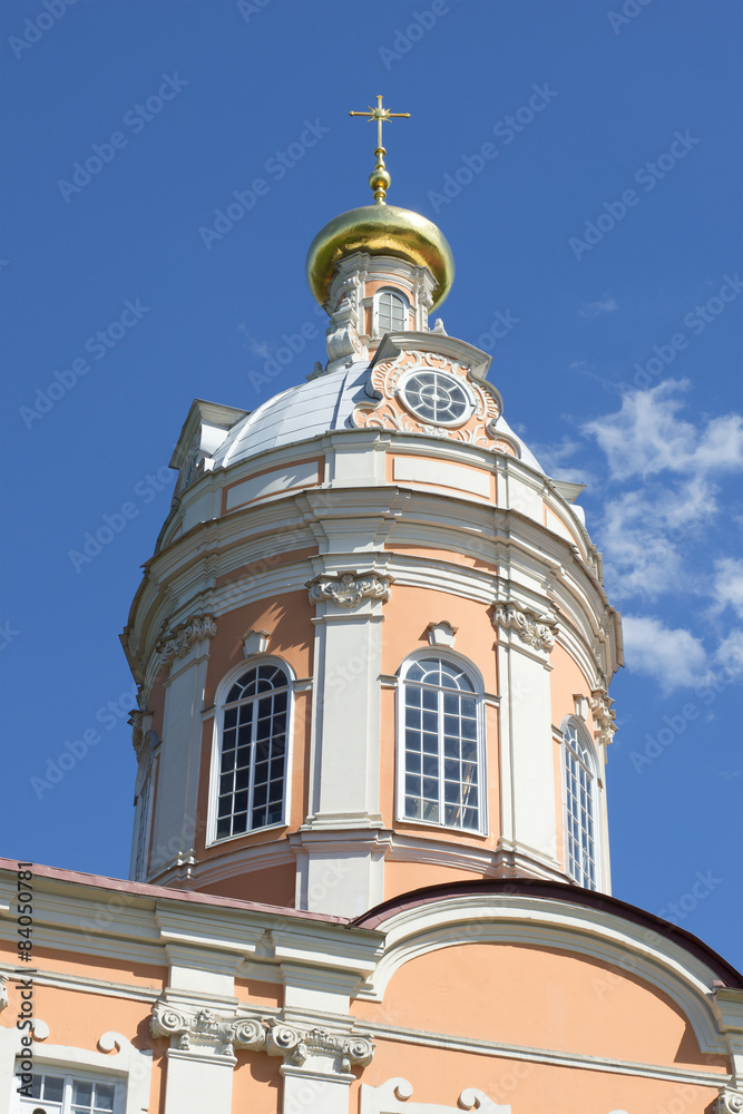 Fototapeta premium Купол ризницы Александро-Невской лавры. Санкт-Петербург