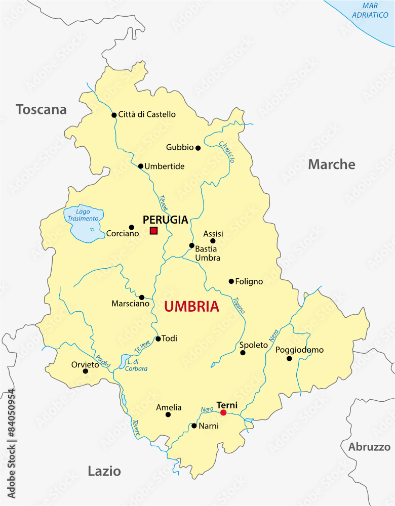 umbria map