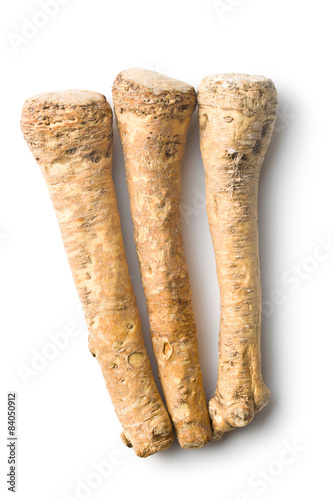Leinwand Poster fresh horseradish root