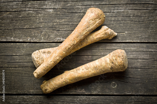 Fotografie, Tablou fresh horseradish root