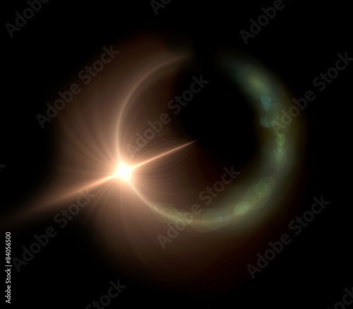 half ring light expose