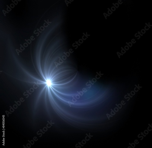 light expose half ring flare
