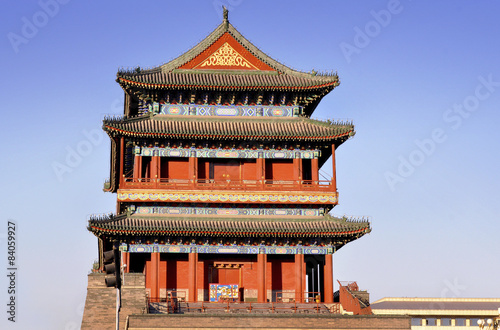 The old chinese pavilion in Beijing