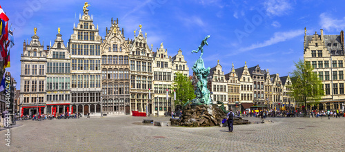 Antwerpen, Belgium. square of old town