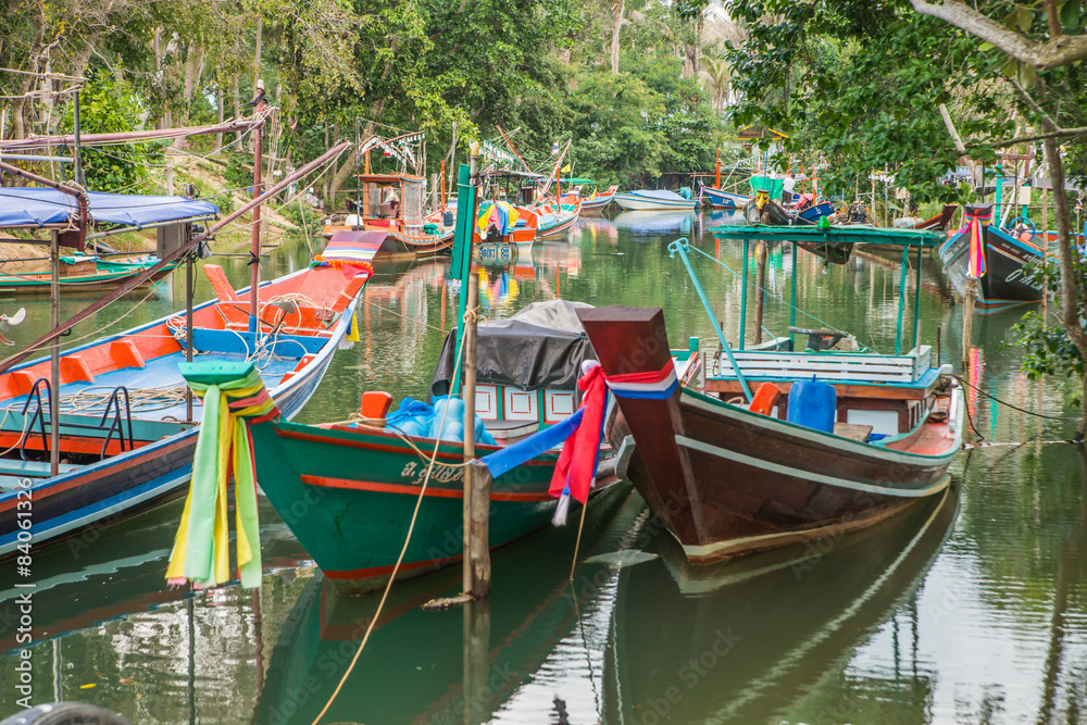 Traditional tai fishing boats