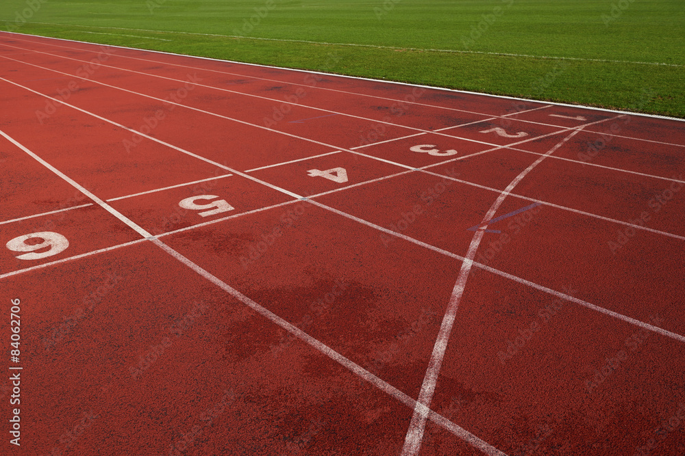 Fototapeta premium athletic track