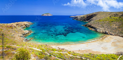 Greek islands, beaches of Serifos , Cyclades