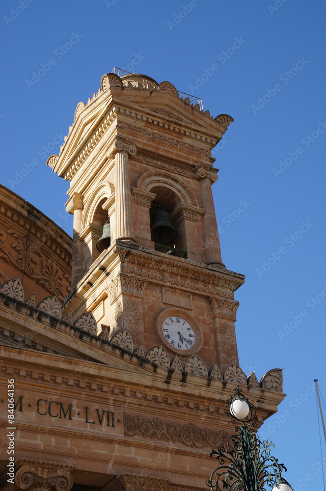 clocher du Sanctuaire Sainte-Marie-de-l'Assomption de Mosta
