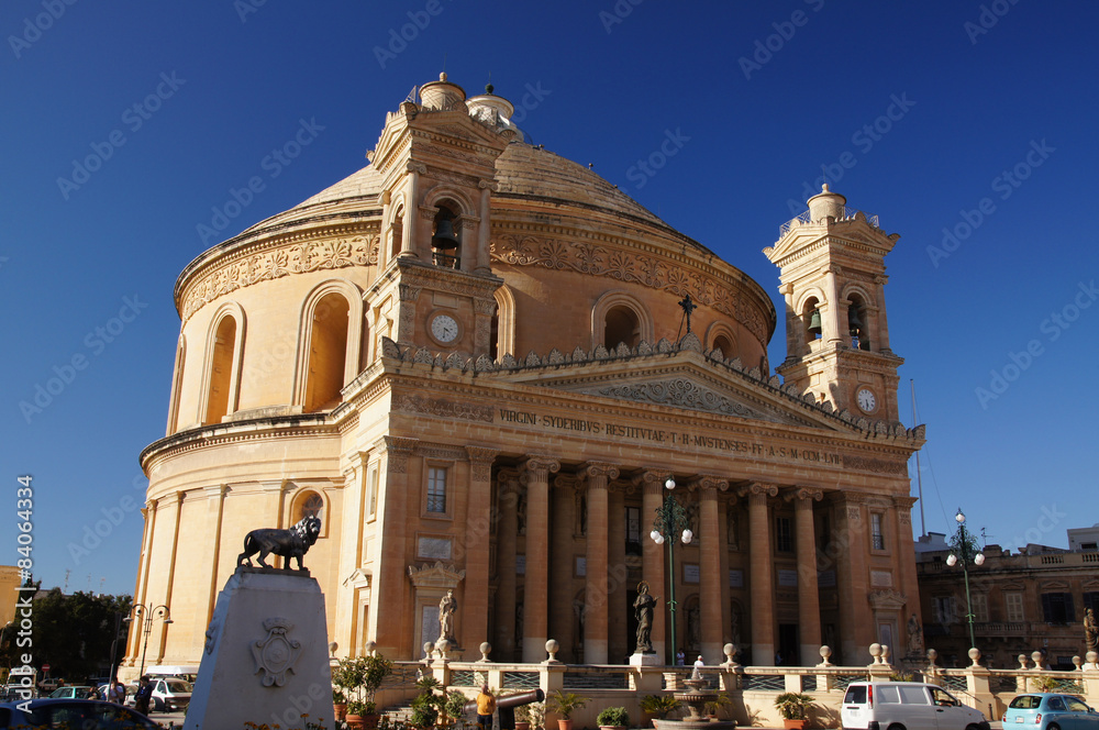 Obraz premium Sanctuaire Sainte-Marie-de-l'Assomption de Mosta
