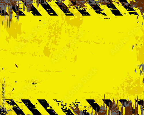 Blank Warning Sign