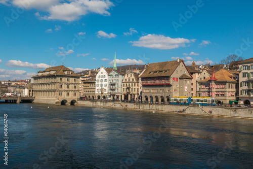 Zurich waterfront Switzerland