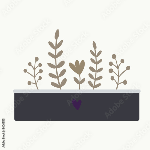 Cute gardening element