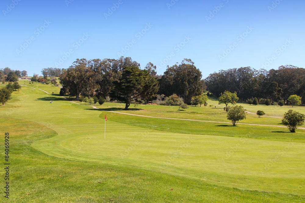 Golf course in California