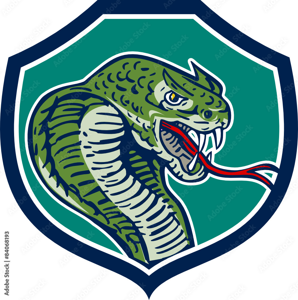 Cobra Viper Snake Shield Retro
Cobra Viper Snake Shield Retro
