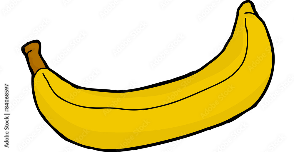 Isolated Banana Cartoon