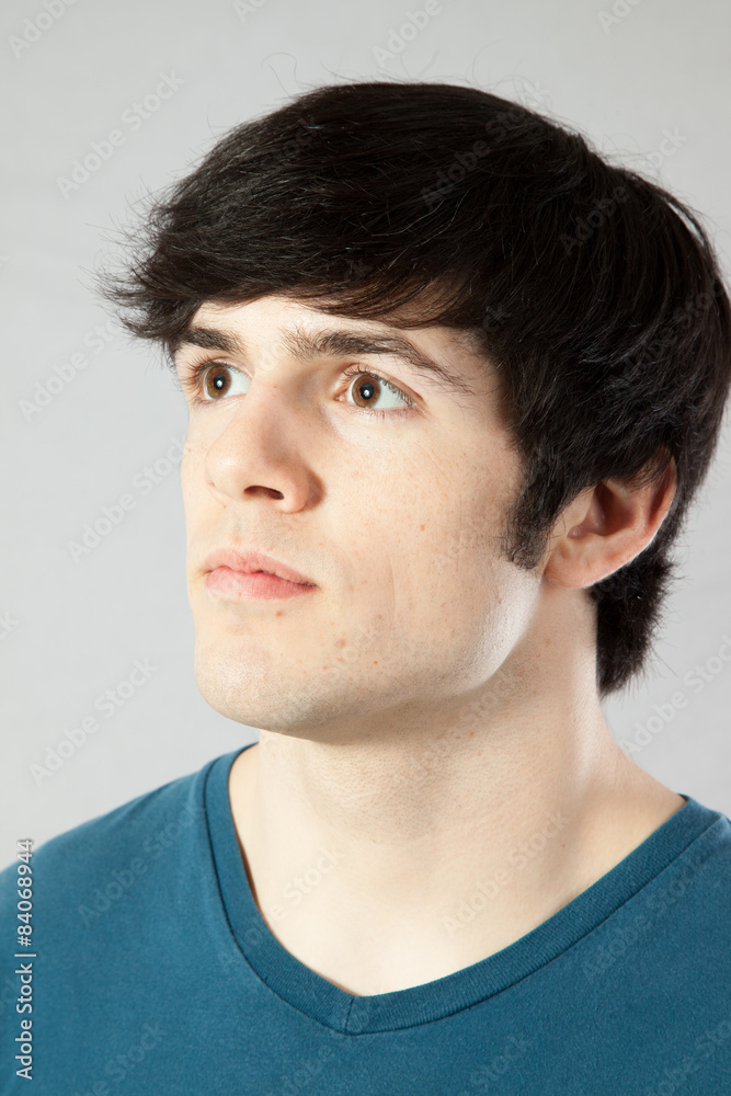 Fototapeta premium Man looking thoughtful