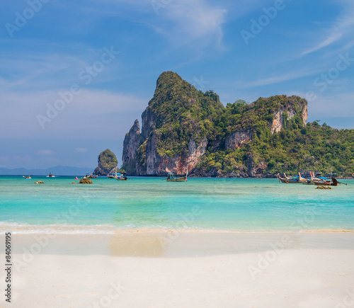 Beautiful woman on the beach. Poda island. Thailand © Netfalls