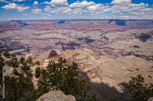 Grand Canyon National Park on a sunny day.