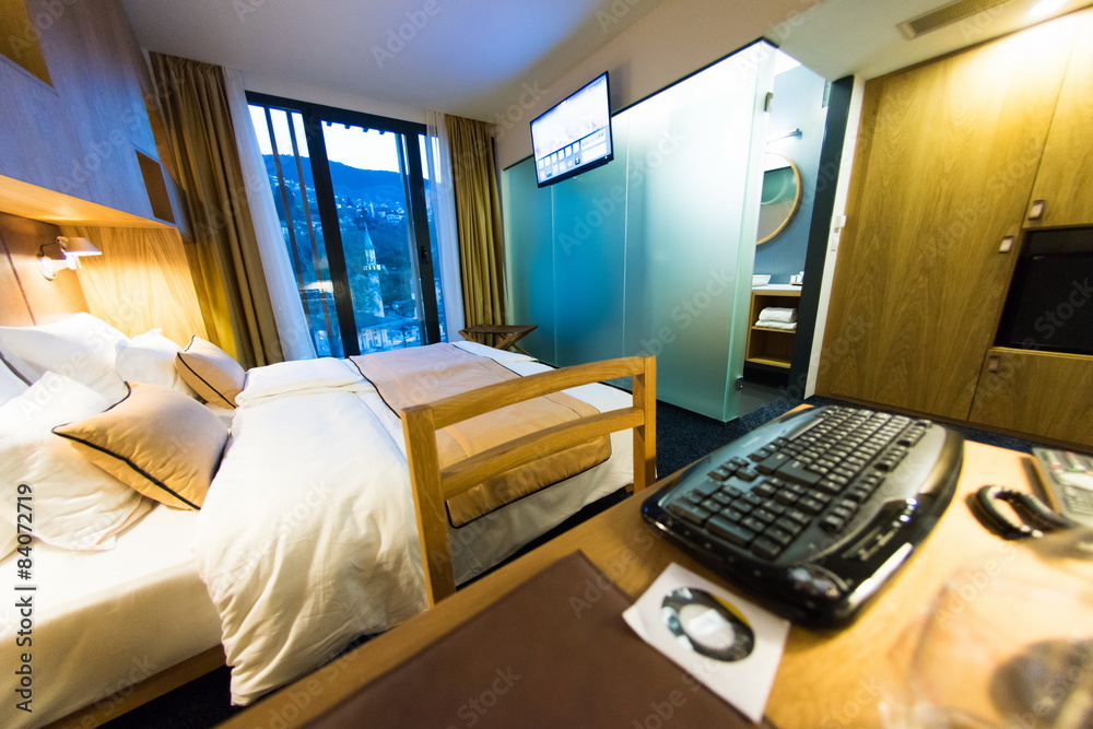 modern hotel room modern hotel room