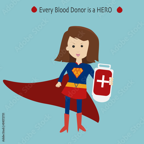 People are hero for blood donation
