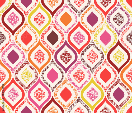 seamless doodle dots ornament pattern

