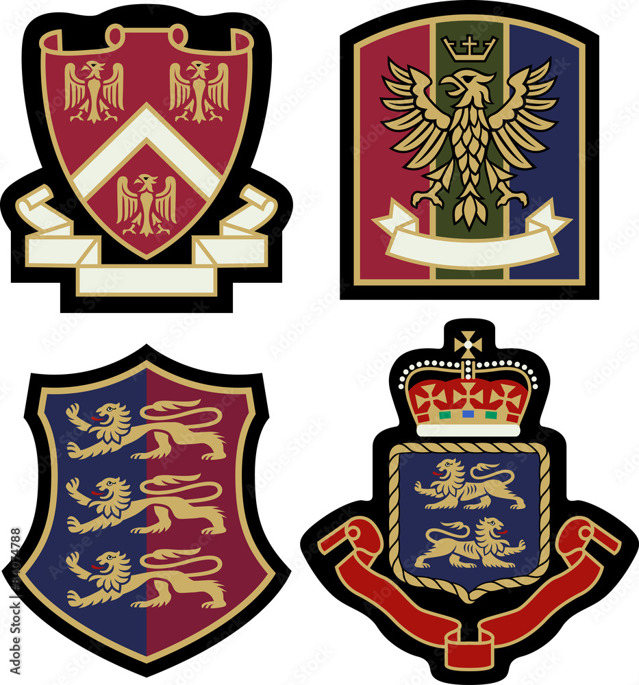 classic heraldic royal emblem badge shield
classic heraldic royal emblem badge shield
