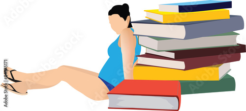 relax con dei libri