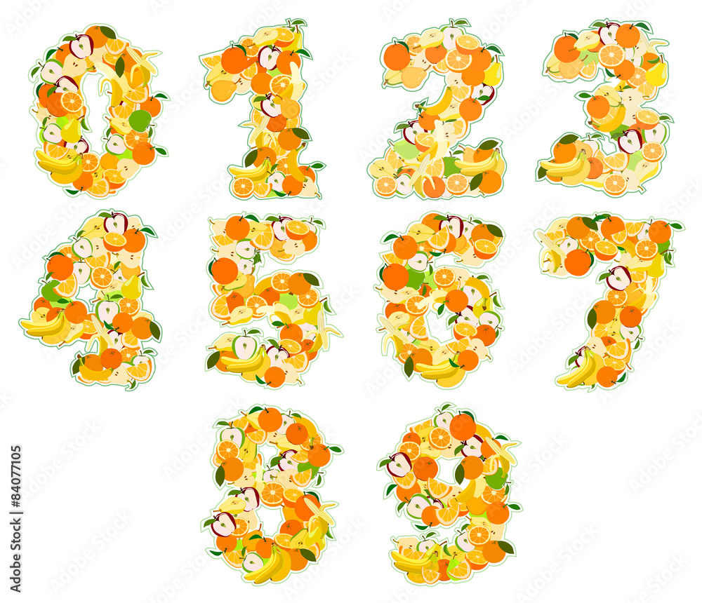 Fototapeta premium numbers