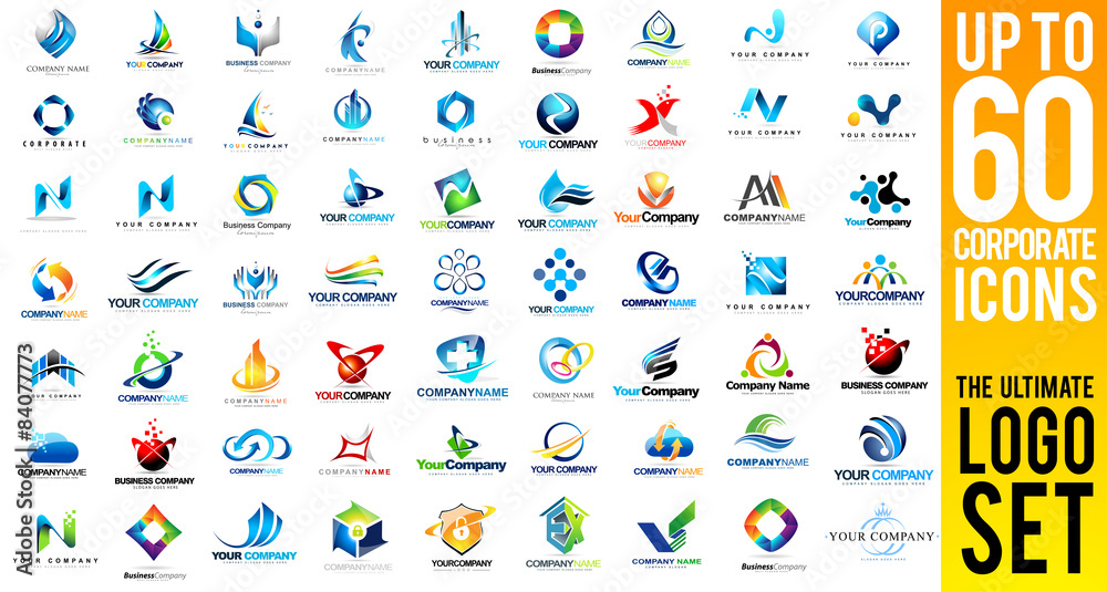 Business Corporate Logo Set