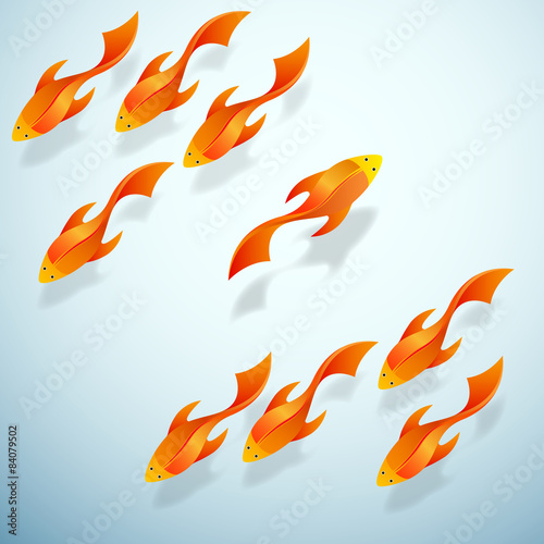 Vector illustration concept challenge abd freedom