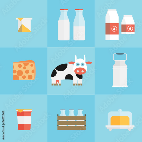 vector milk icon