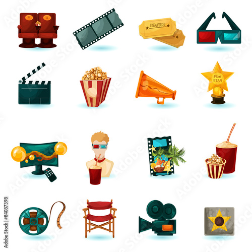 Cinema Icons Set