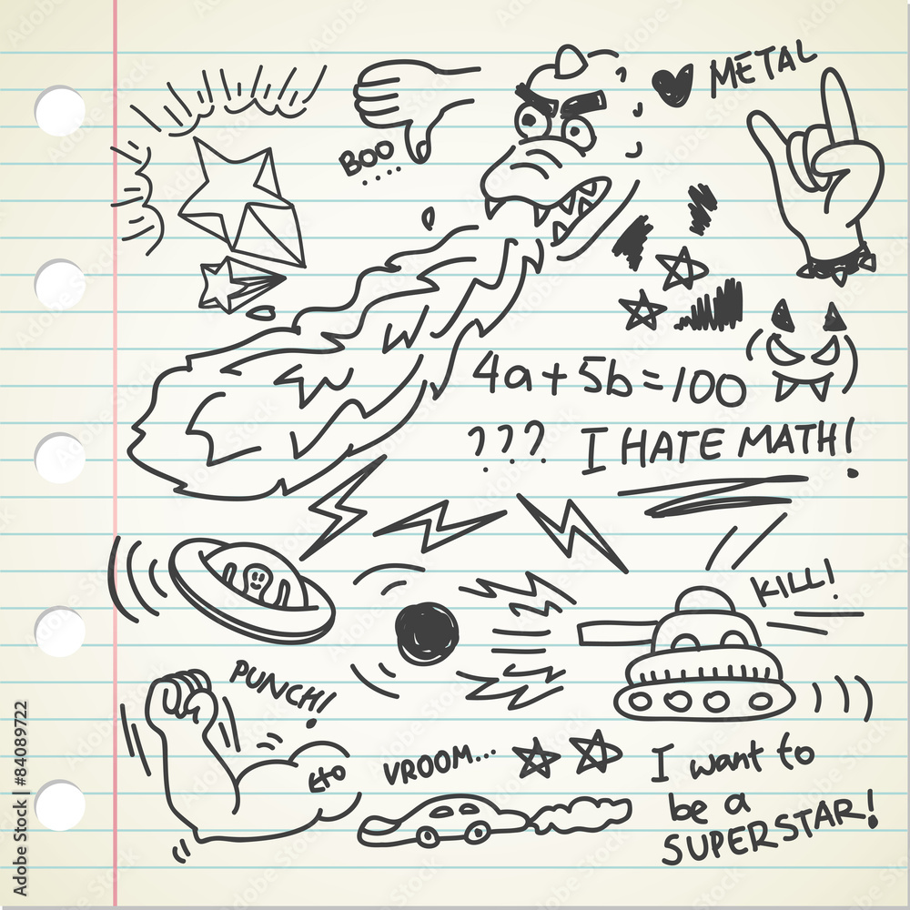 doodle on paper doodle on paper