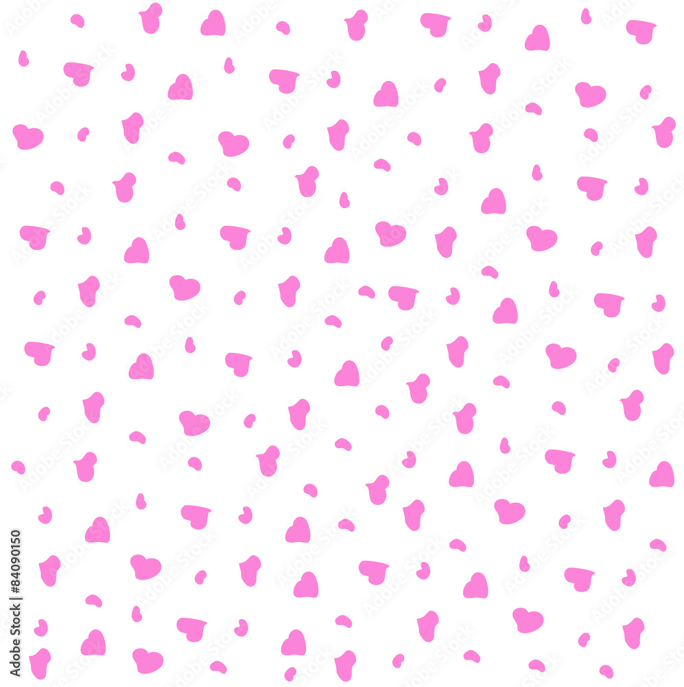 Baby background hearts pink seamless