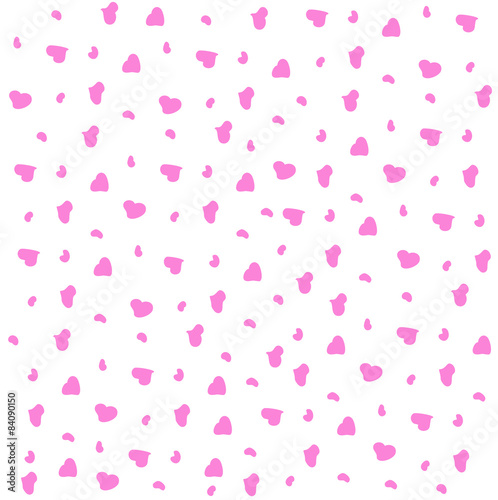  Baby background hearts pink seamless