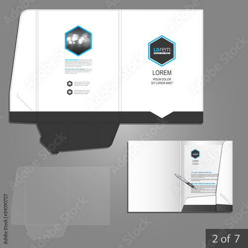 Folder template design