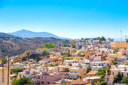 Typical cretan village..