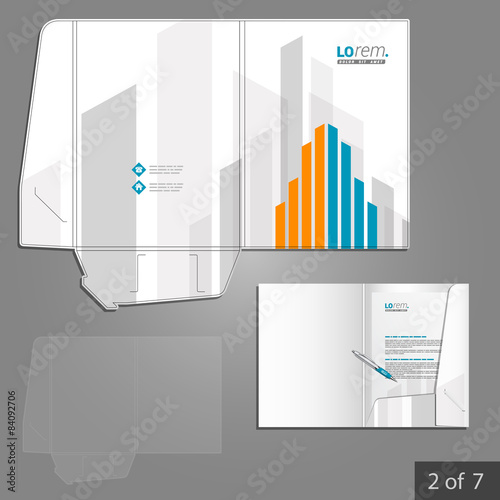 Folder template design