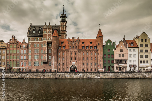 views of the waterfront in Gdansk